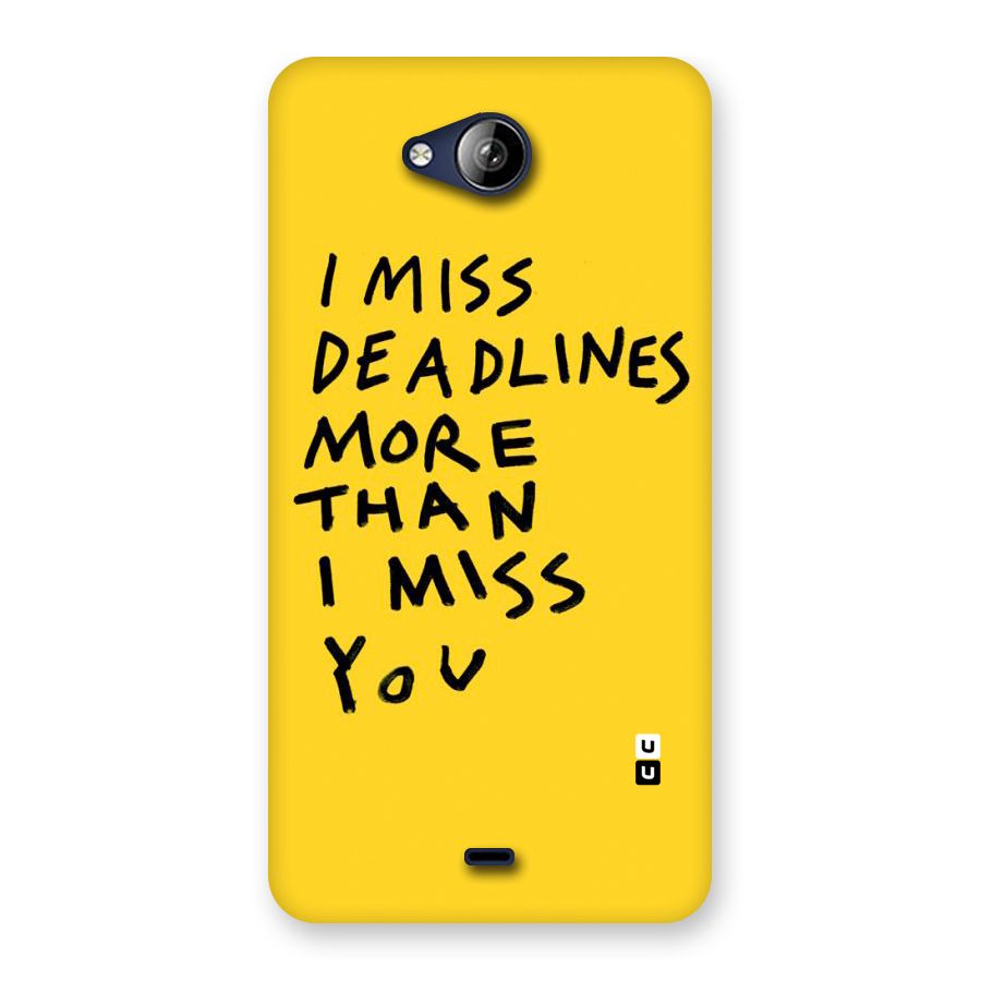 Deadlines Back Case for Canvas Play Q355