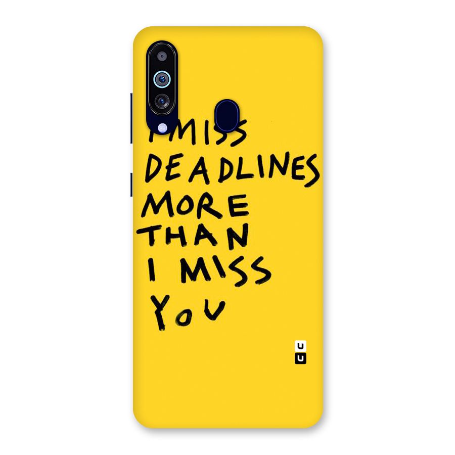 Deadlines Back Case for Galaxy M40