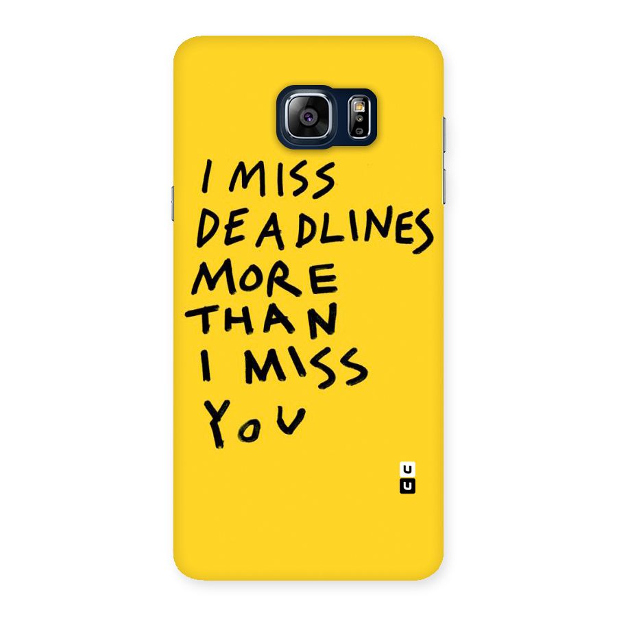 Deadlines Back Case for Galaxy Note 5