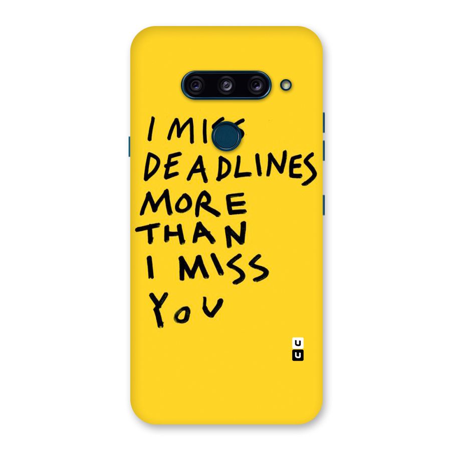 Deadlines Back Case for LG  V40 ThinQ