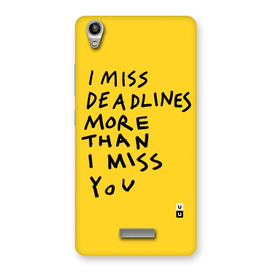 Deadlines Back Case for Lava-Pixel-V1