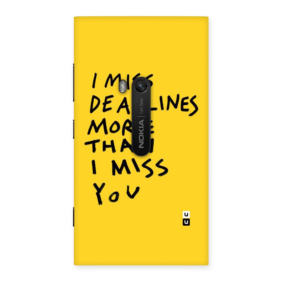 Deadlines Back Case for Lumia 920
