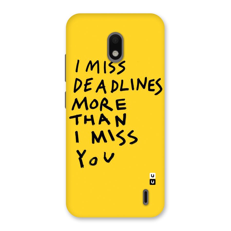 Deadlines Back Case for Nokia 2.2