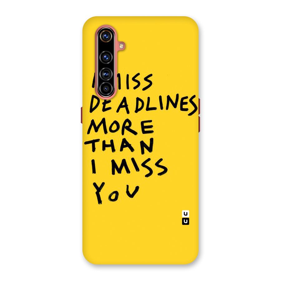 Deadlines Back Case for Realme X50 Pro
