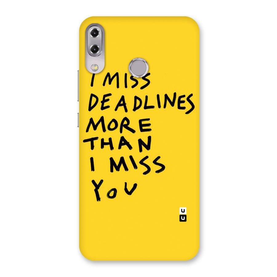 Deadlines Back Case for Zenfone 5Z