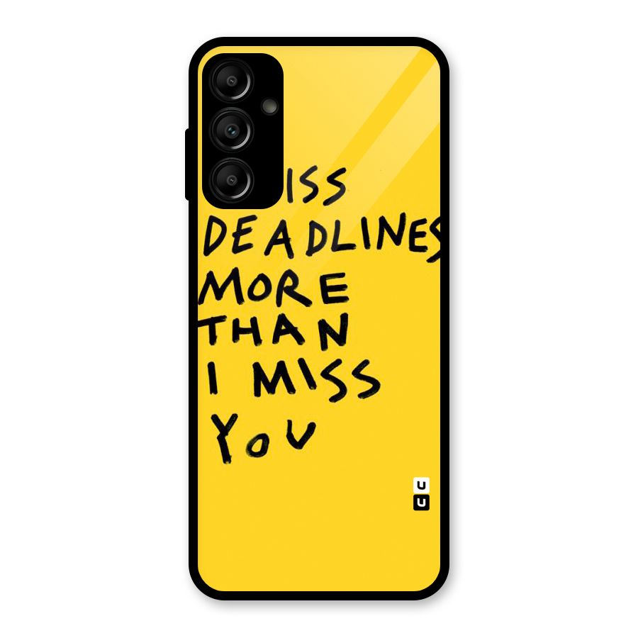 Deadlines Glass Back Case for Galaxy A14 5G
