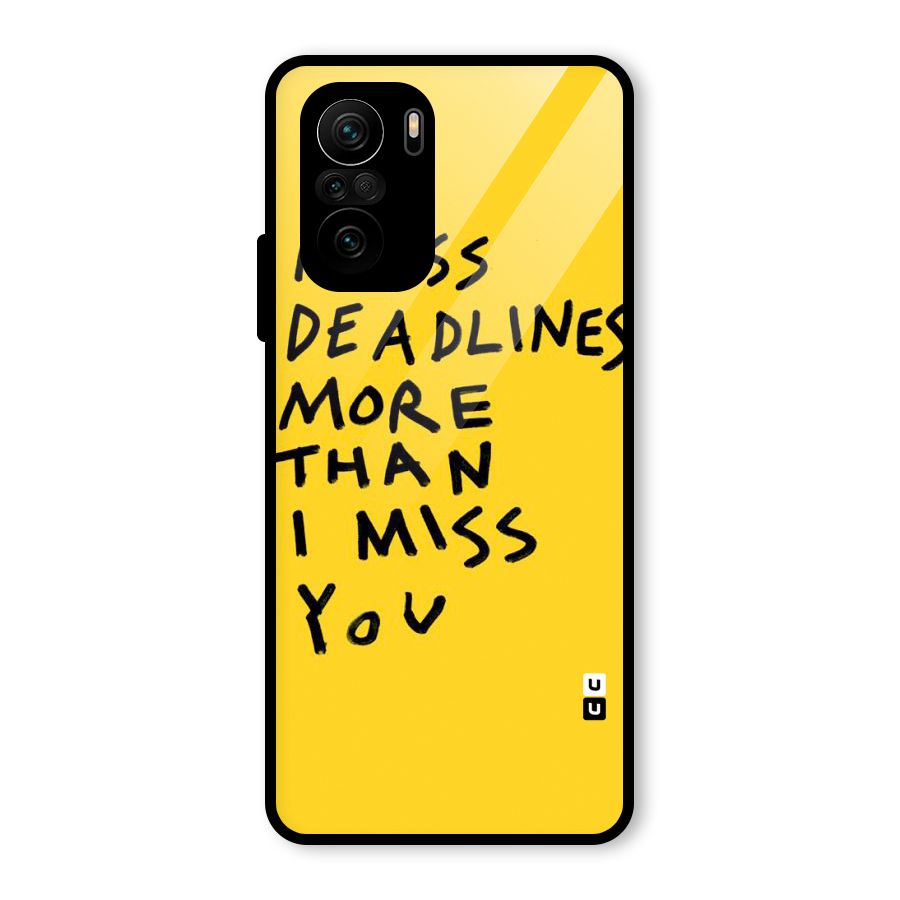 Deadlines Glass Back Case for Mi 11X Pro