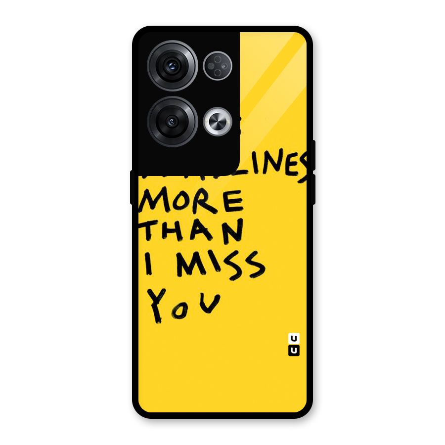 Deadlines Glass Back Case for Oppo Reno8 Pro 5G