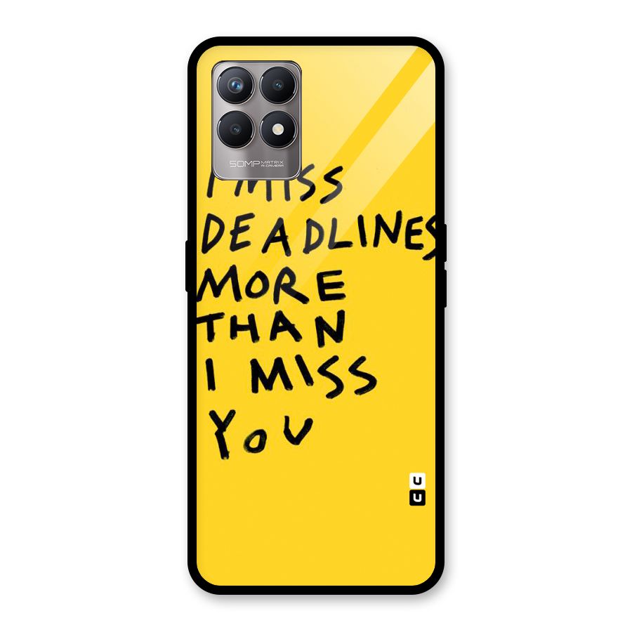 Deadlines Glass Back Case for Realme Narzo 50