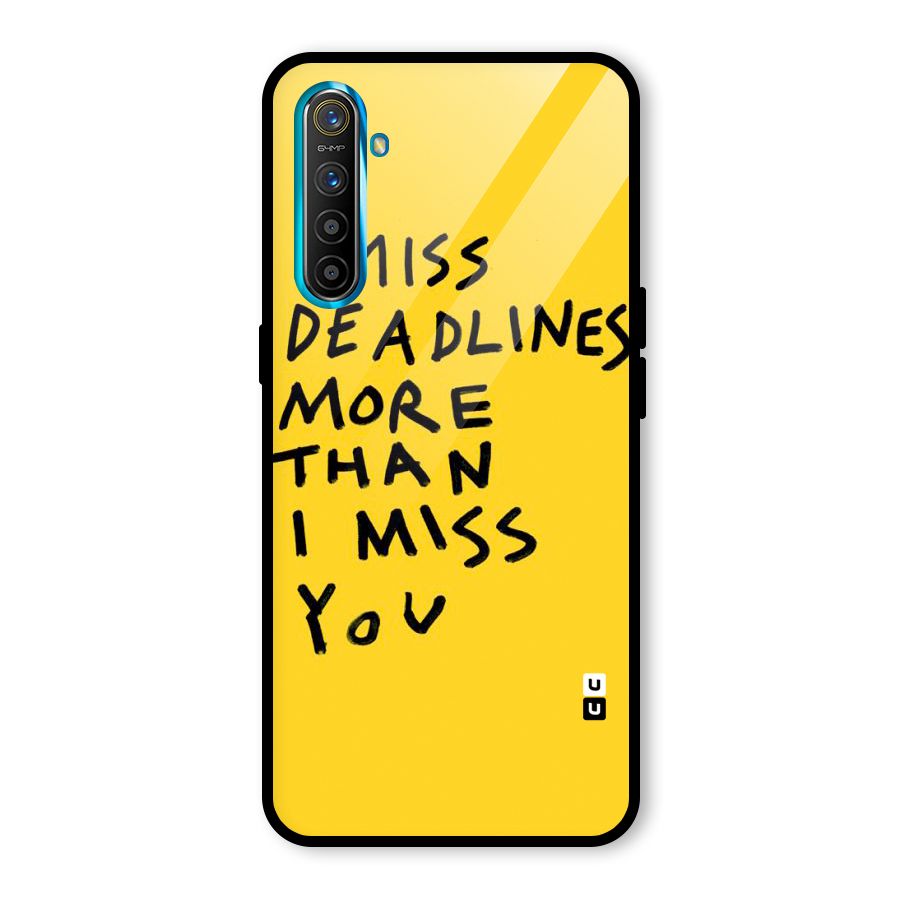 Deadlines Glass Back Case for Realme X2