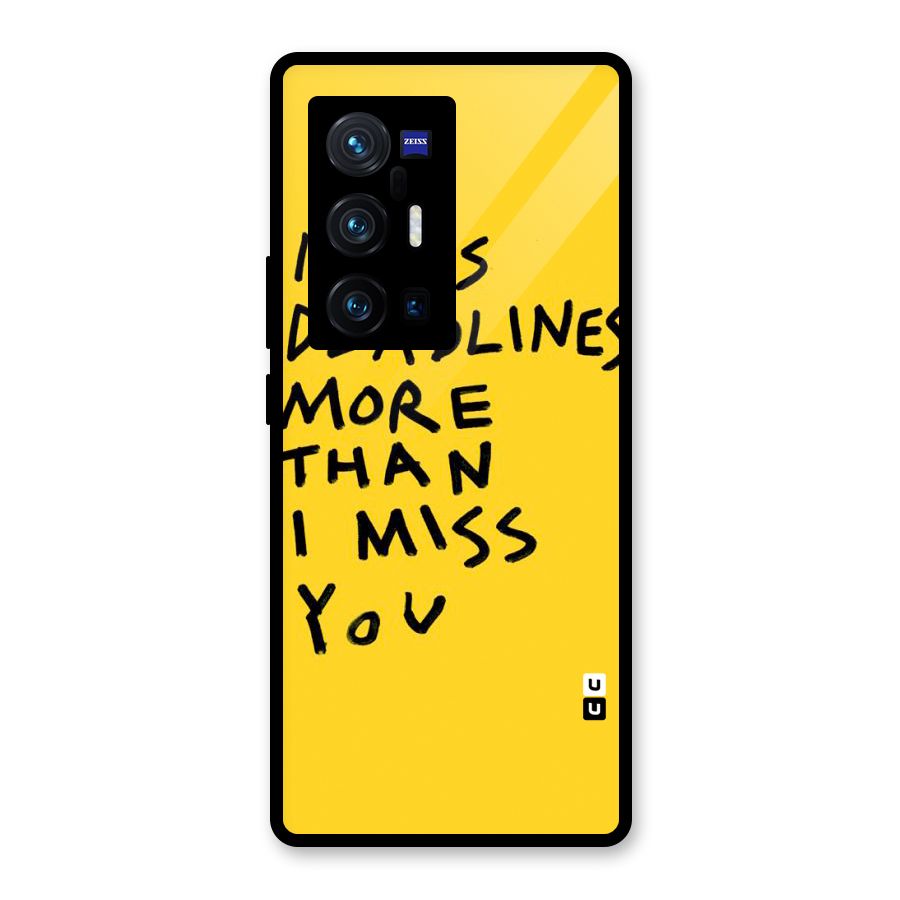 Deadlines Glass Back Case for Vivo X70 Pro Plus