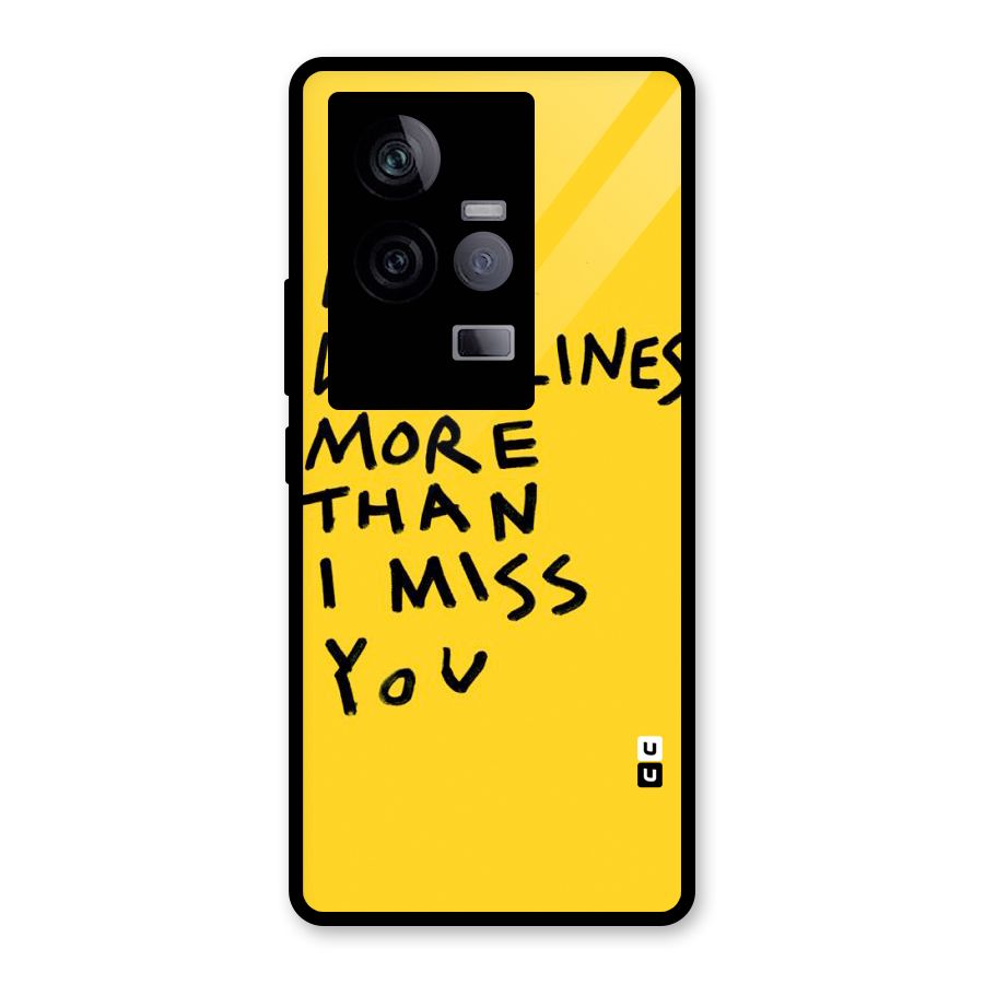 Deadlines Glass Back Case for Vivo iQOO 11 5G