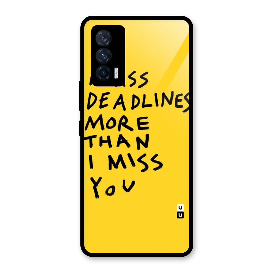 Deadlines Glass Back Case for Vivo iQOO 7 5G