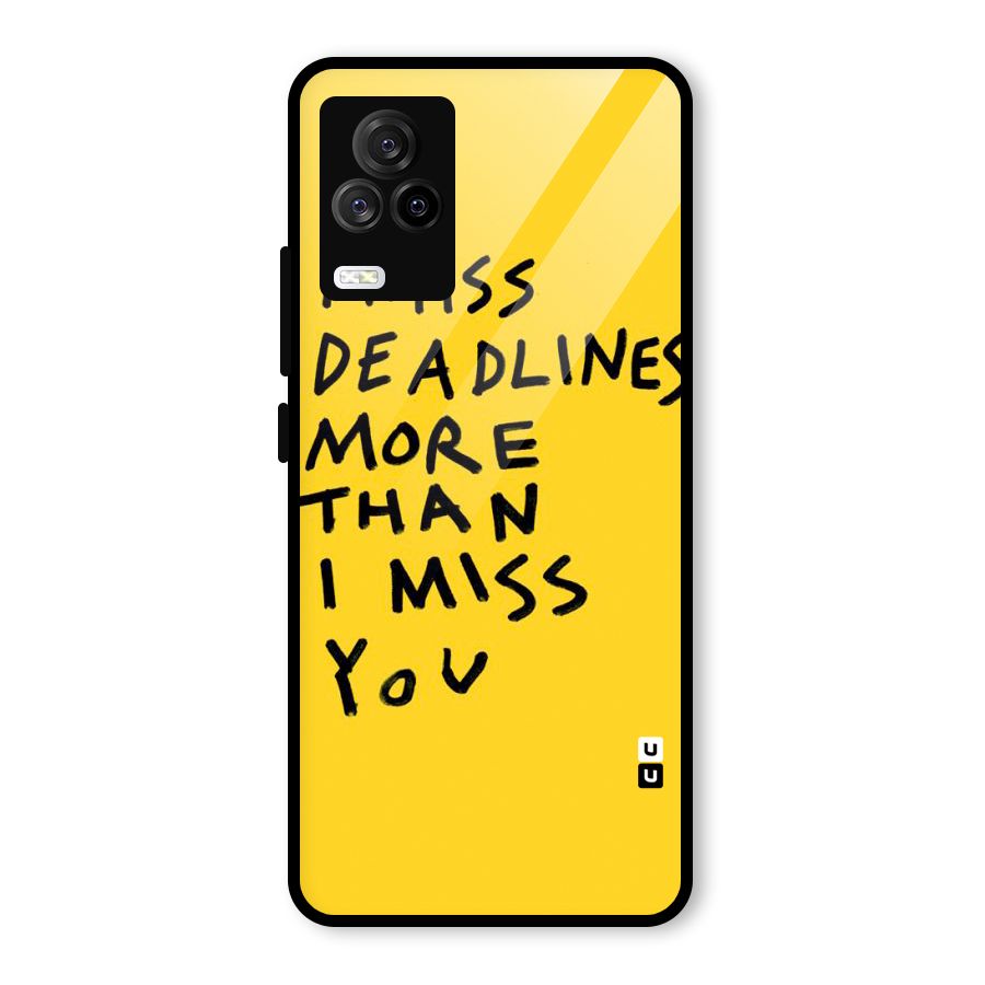Deadlines Glass Back Case for Vivo iQOO 7 Legend 5G
