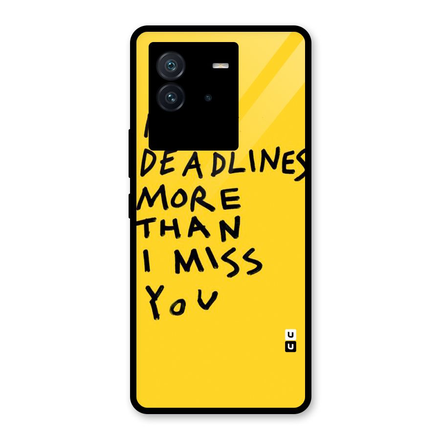 Deadlines Glass Back Case for Vivo iQOO Neo 6 5G