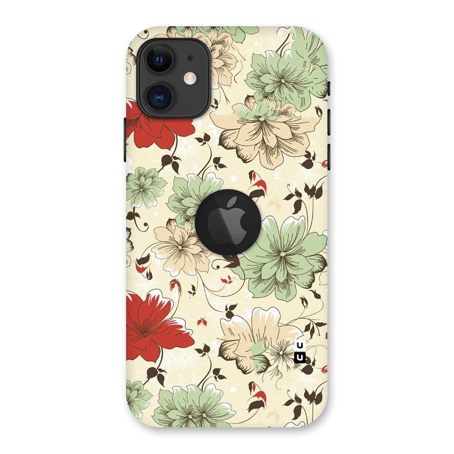 Decent Design Back Case for iPhone 11 Logo Cut