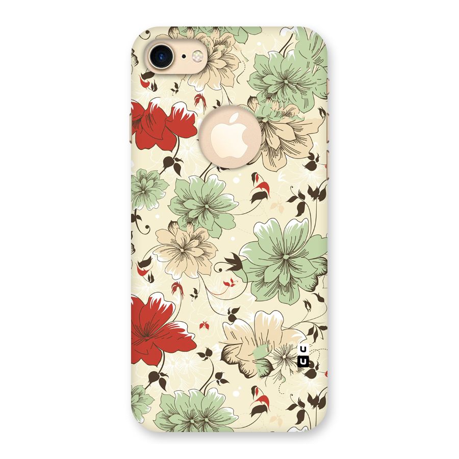 Decent Design Back Case for iPhone 7 Logo Cut
