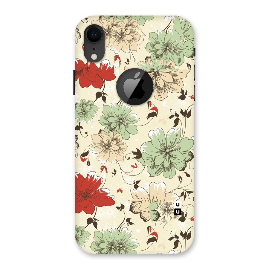 Decent Design Back Case for iPhone XR Logo Cut