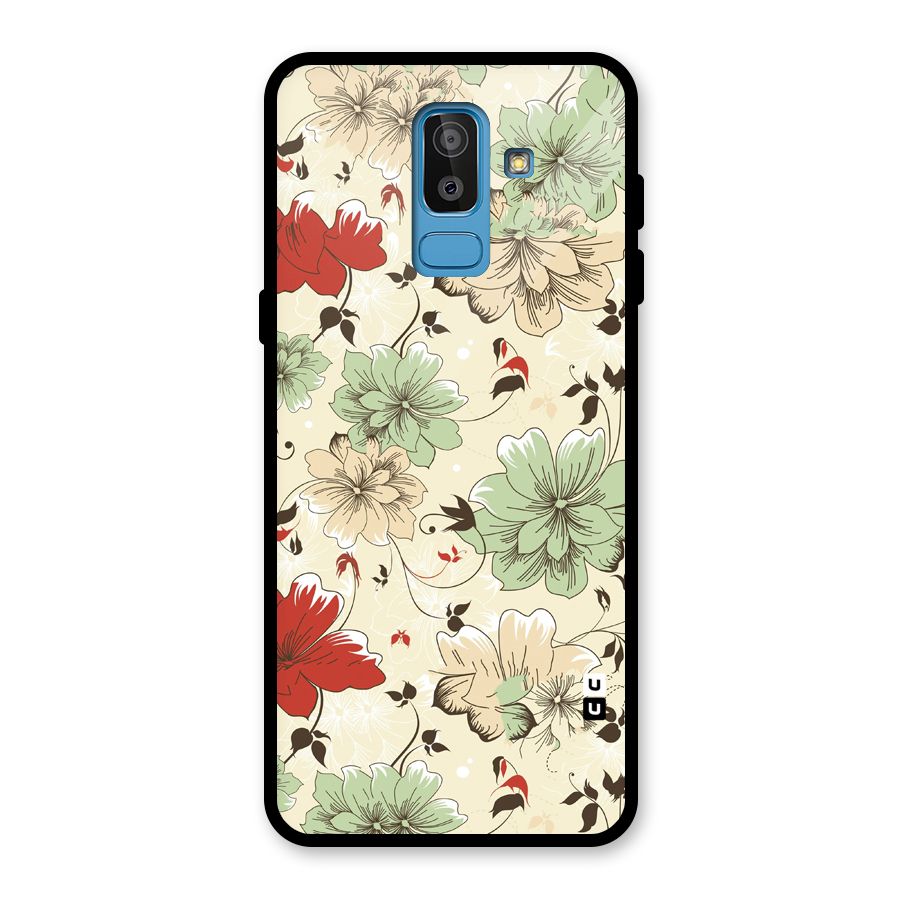 Decent Design Glass Back Case for Galaxy J8