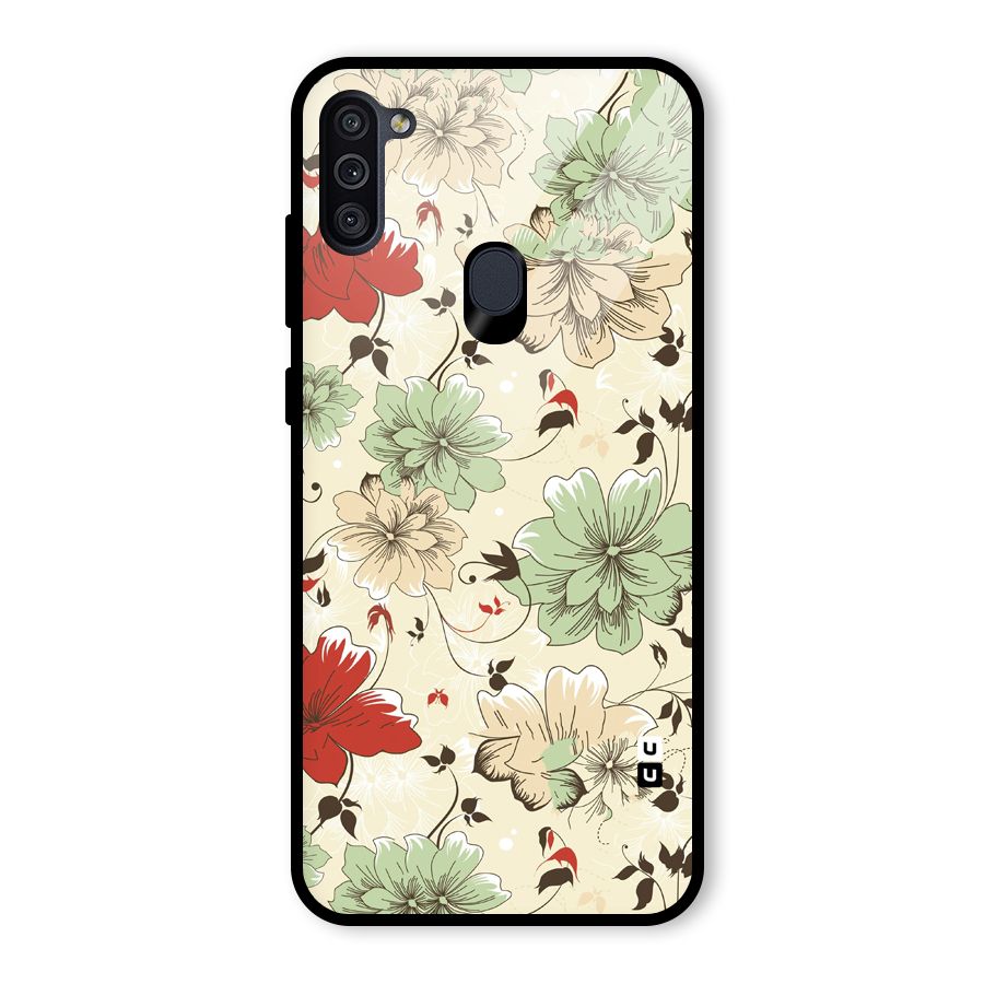 Decent Design Glass Back Case for Galaxy M11