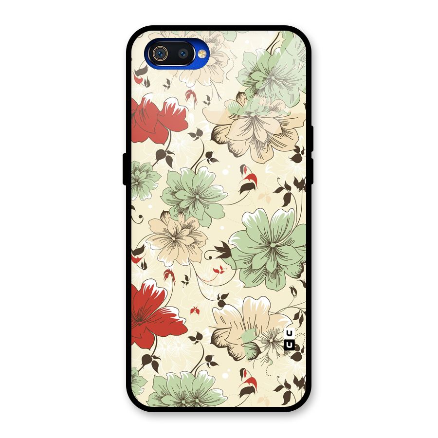 Decent Design Glass Back Case for Realme C2