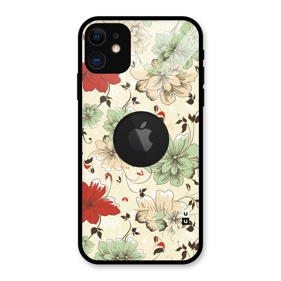 Decent Design Glass Back Case for iPhone 11 Logo Cut