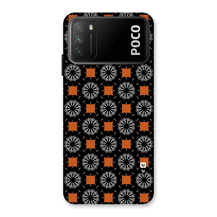 Decorative Wrapping Pattern Back Case for Poco M3