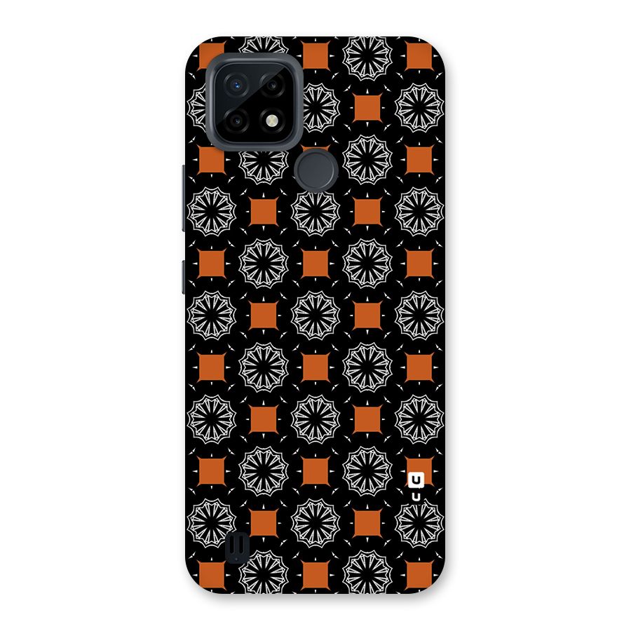Decorative Wrapping Pattern Back Case for Realme C21
