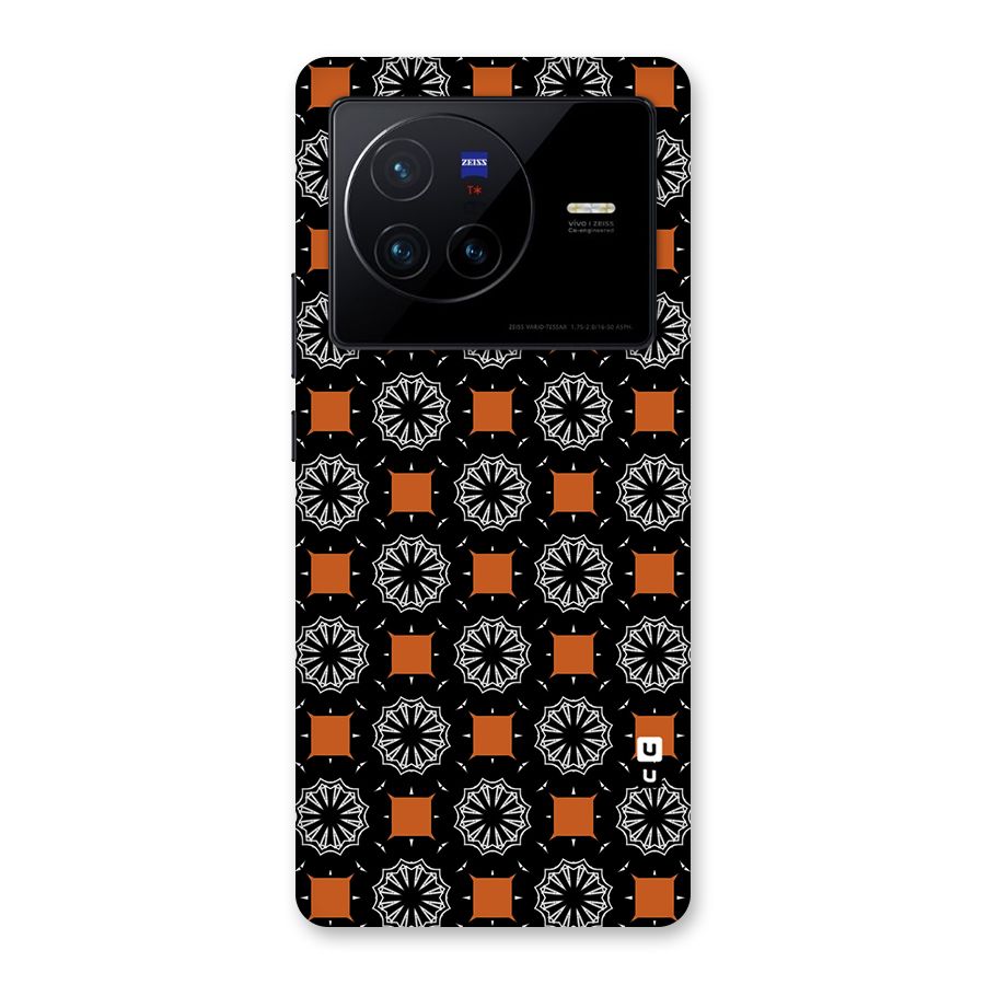 Decorative Wrapping Pattern Back Case for Vivo X80