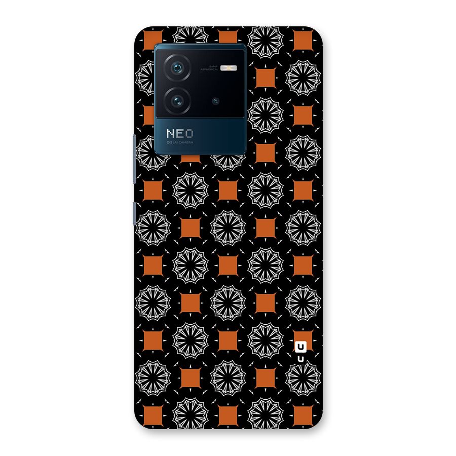 Decorative Wrapping Pattern Back Case for Vivo iQOO Neo 6 5G