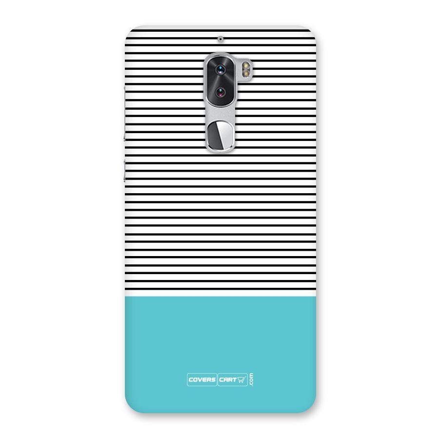 Deep Sky Blue Stripes Back Case for Coolpad Cool 1