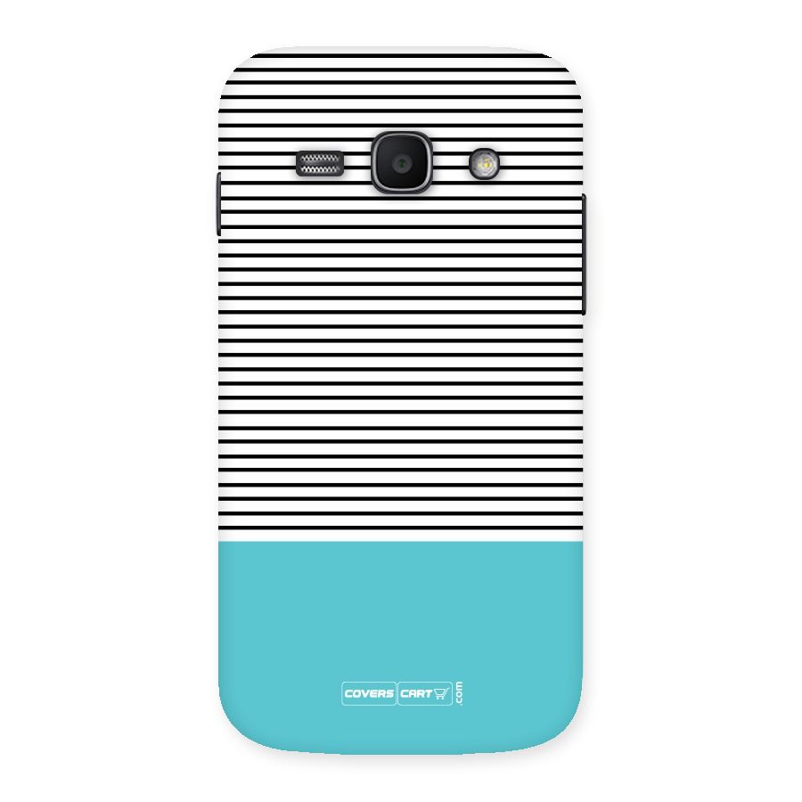 Deep Sky Blue Stripes Back Case for Galaxy Ace 3