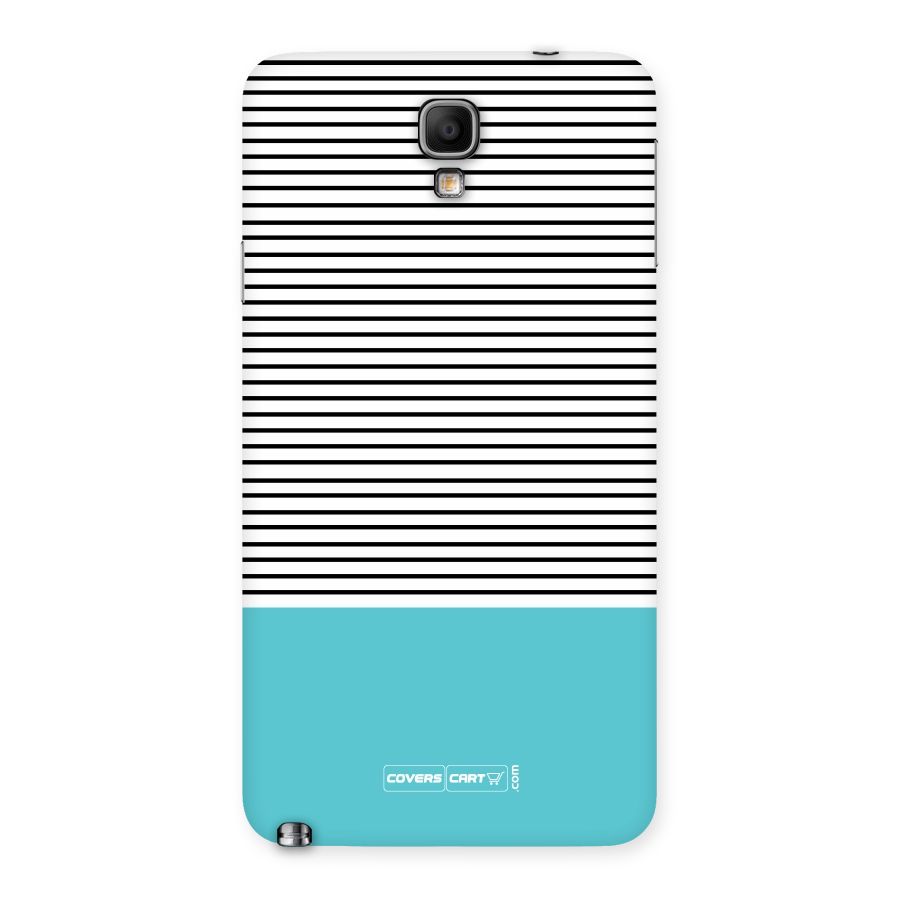 Deep Sky Blue Stripes Back Case for Galaxy Note 3 Neo