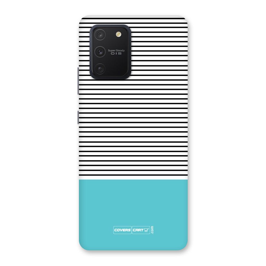 Deep Sky Blue Stripes Back Case for Galaxy S10 Lite