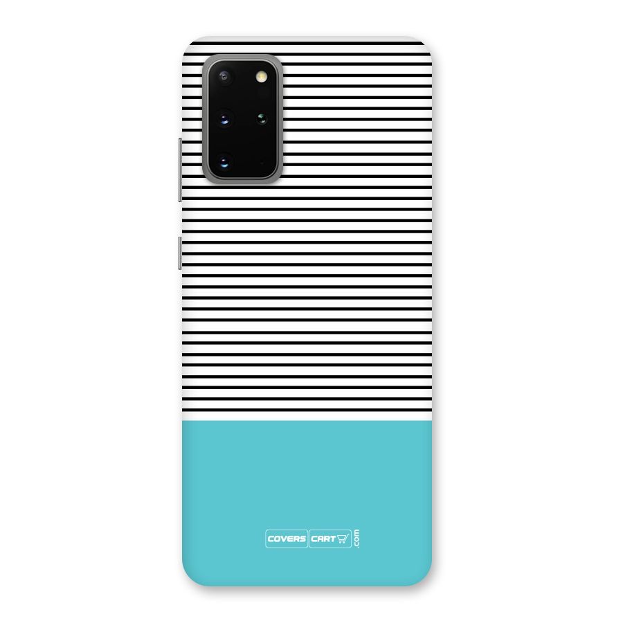 Deep Sky Blue Stripes Back Case for Galaxy S20 Plus