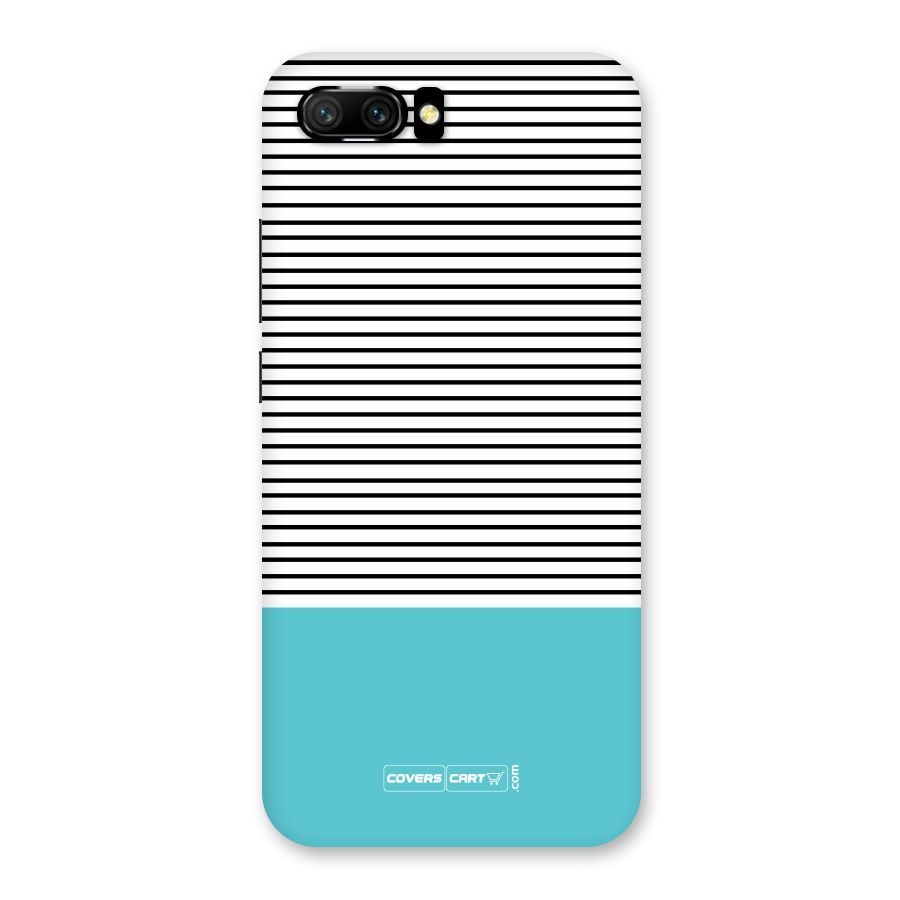Deep Sky Blue Stripes Back Case for Honor 10