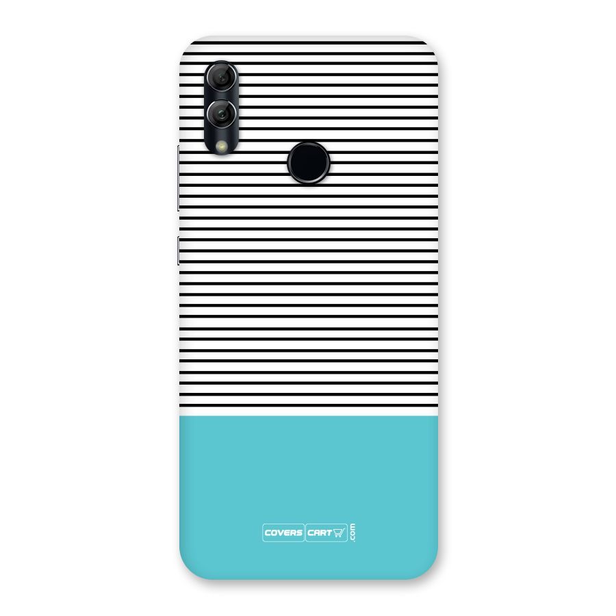 Deep Sky Blue Stripes Back Case for Honor 10 Lite