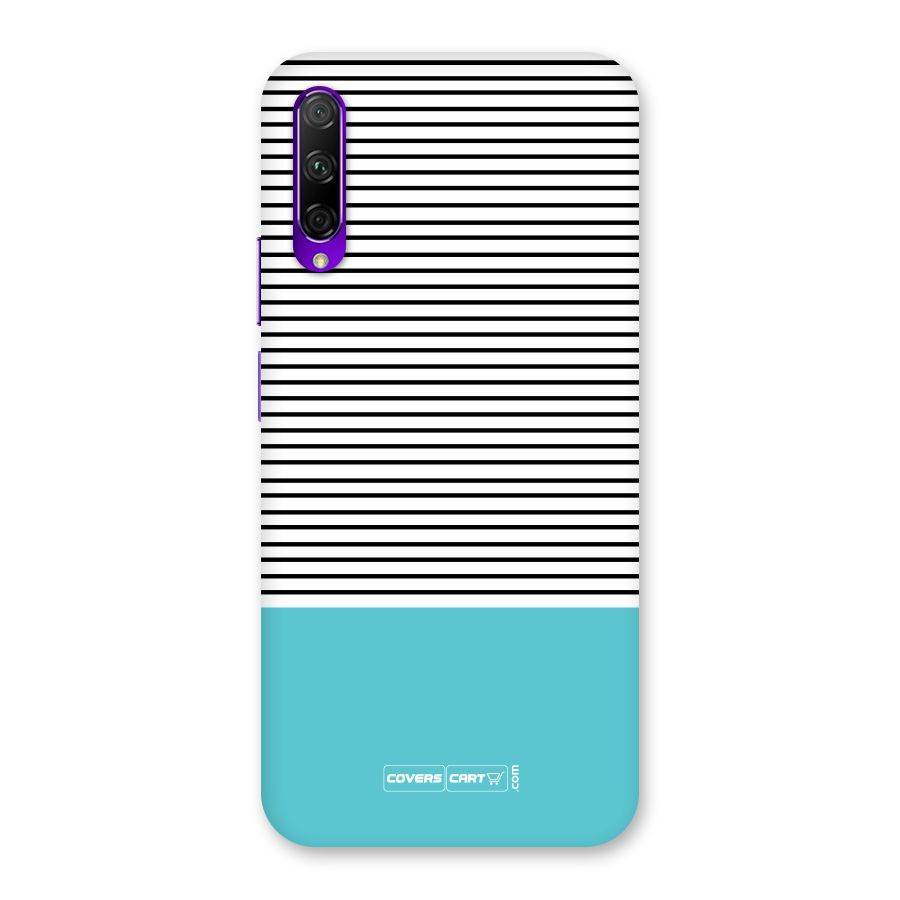 Deep Sky Blue Stripes Back Case for Honor 9X Pro
