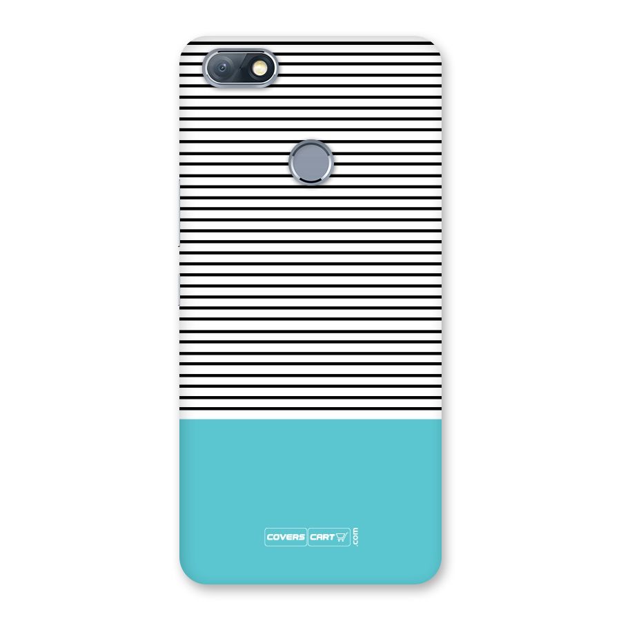 Deep Sky Blue Stripes Back Case for Infinix Note 5
