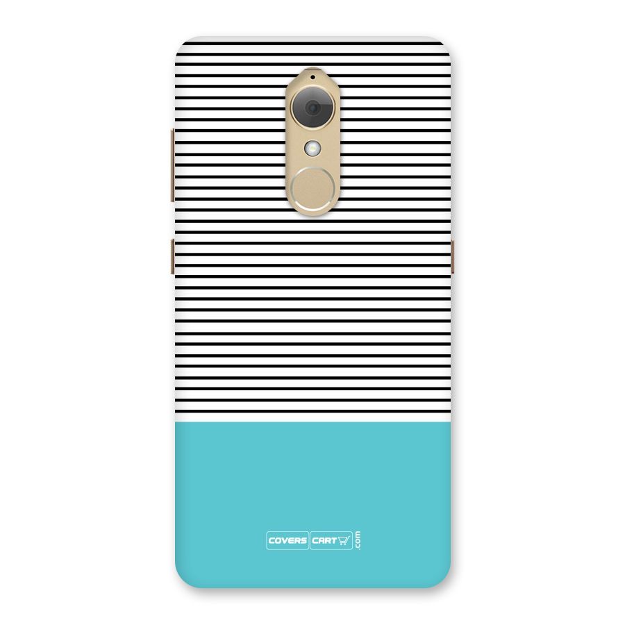 Deep Sky Blue Stripes Back Case for Lenovo K8