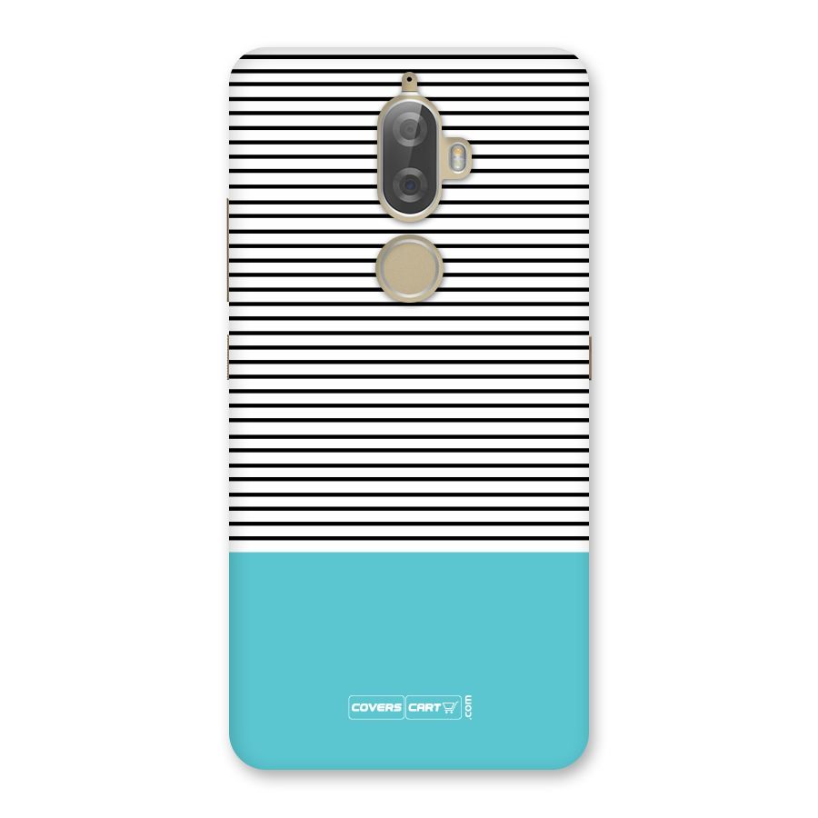 Deep Sky Blue Stripes Back Case for Lenovo K8 Plus