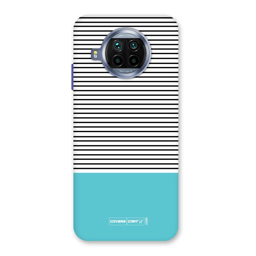 Deep Sky Blue Stripes Back Case for Mi 10i
