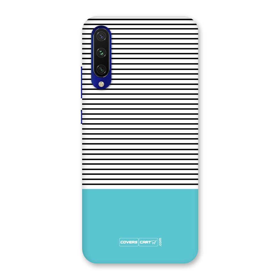 Deep Sky Blue Stripes Back Case for Mi A3