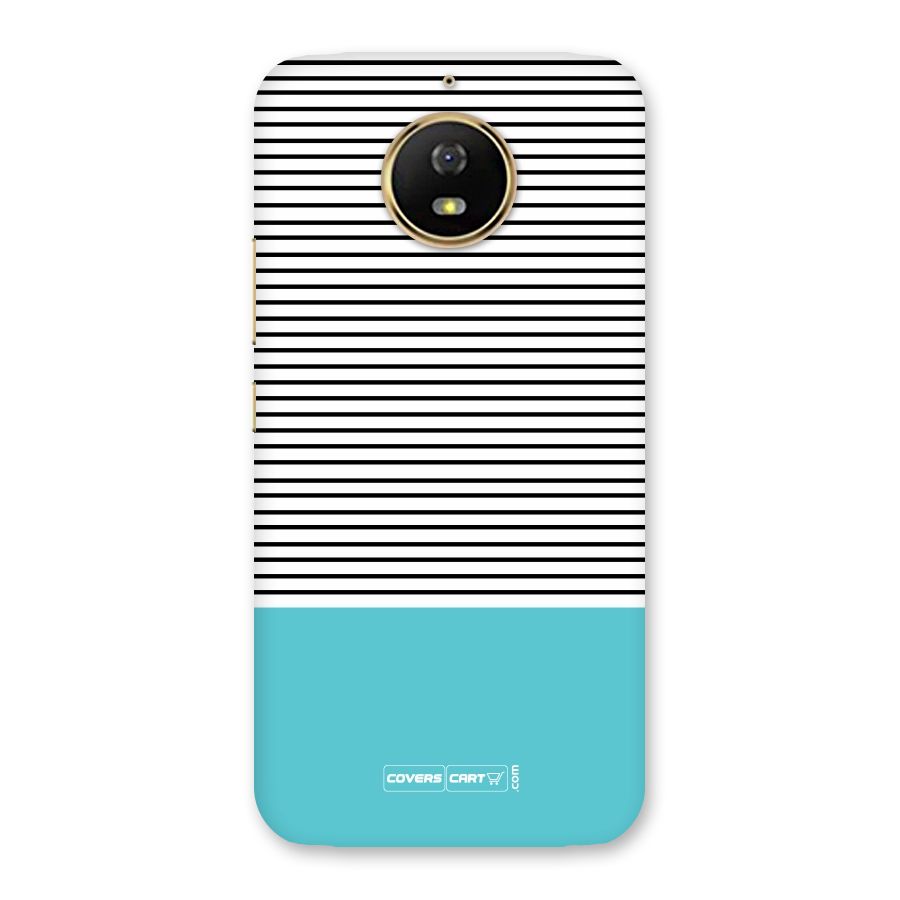 Deep Sky Blue Stripes Back Case for Moto G5s