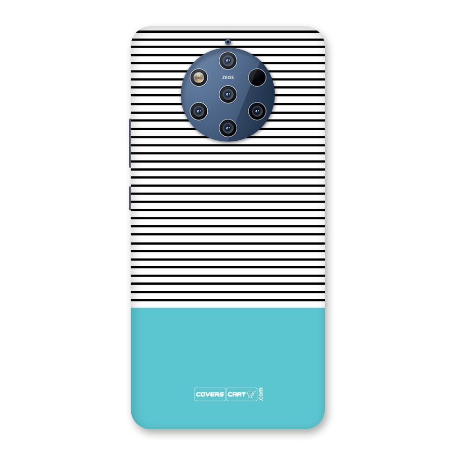 Deep Sky Blue Stripes Back Case for Nokia 9 PureView