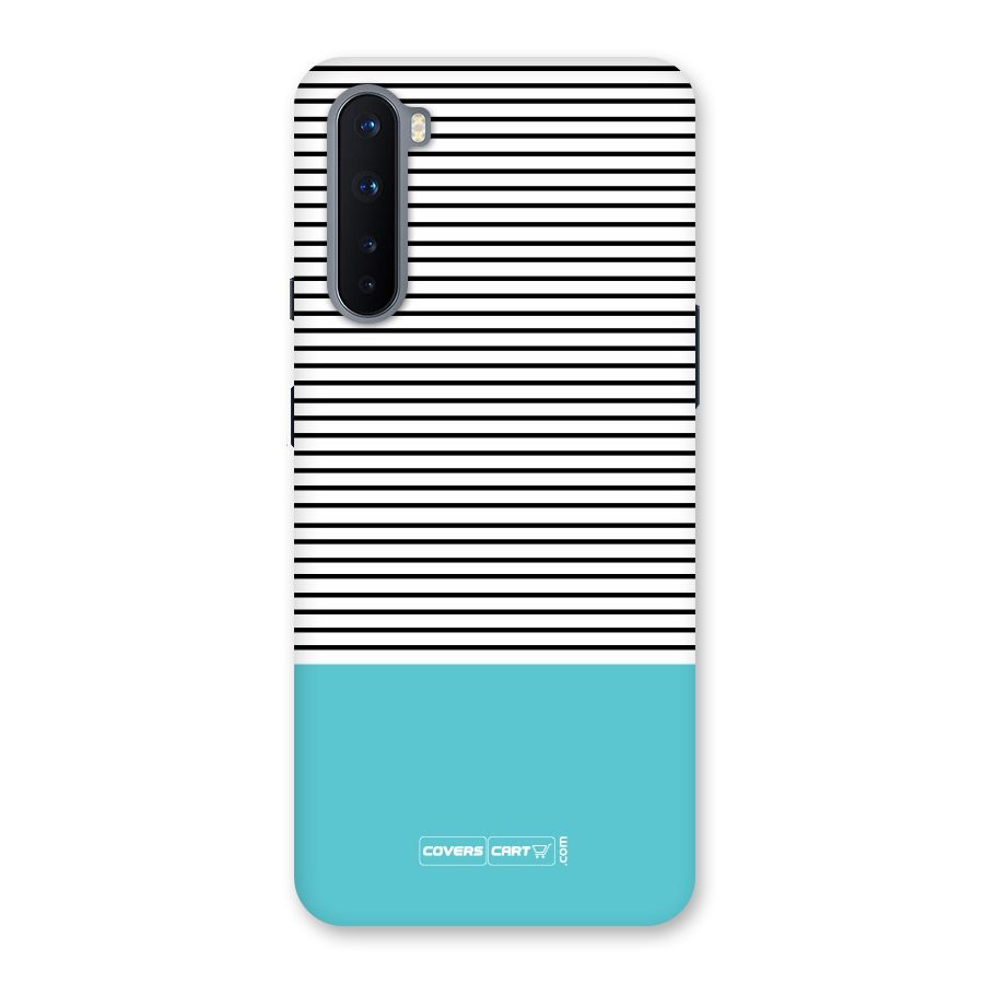 Deep Sky Blue Stripes Back Case for OnePlus Nord