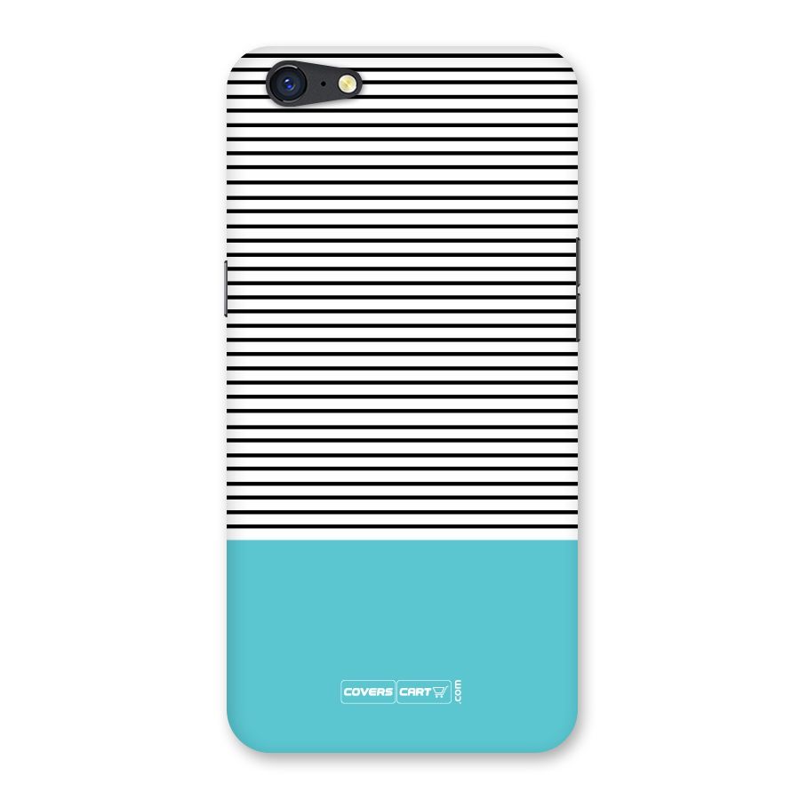 Deep Sky Blue Stripes Back Case for Oppo A71