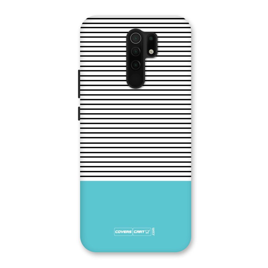 Deep Sky Blue Stripes Back Case for Poco M2