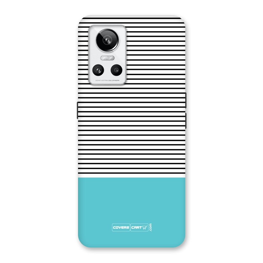 Deep Sky Blue Stripes Back Case for Realme GT Neo 3