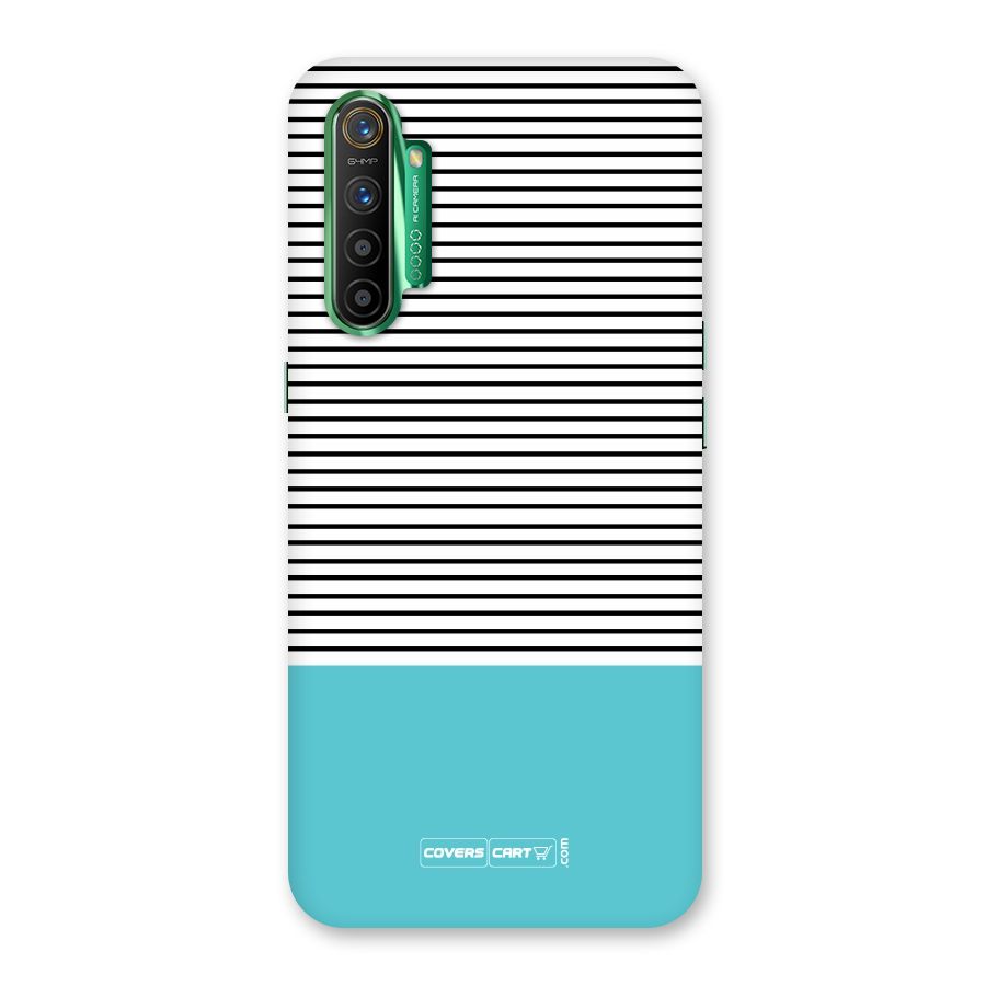 Deep Sky Blue Stripes Back Case for Realme X2